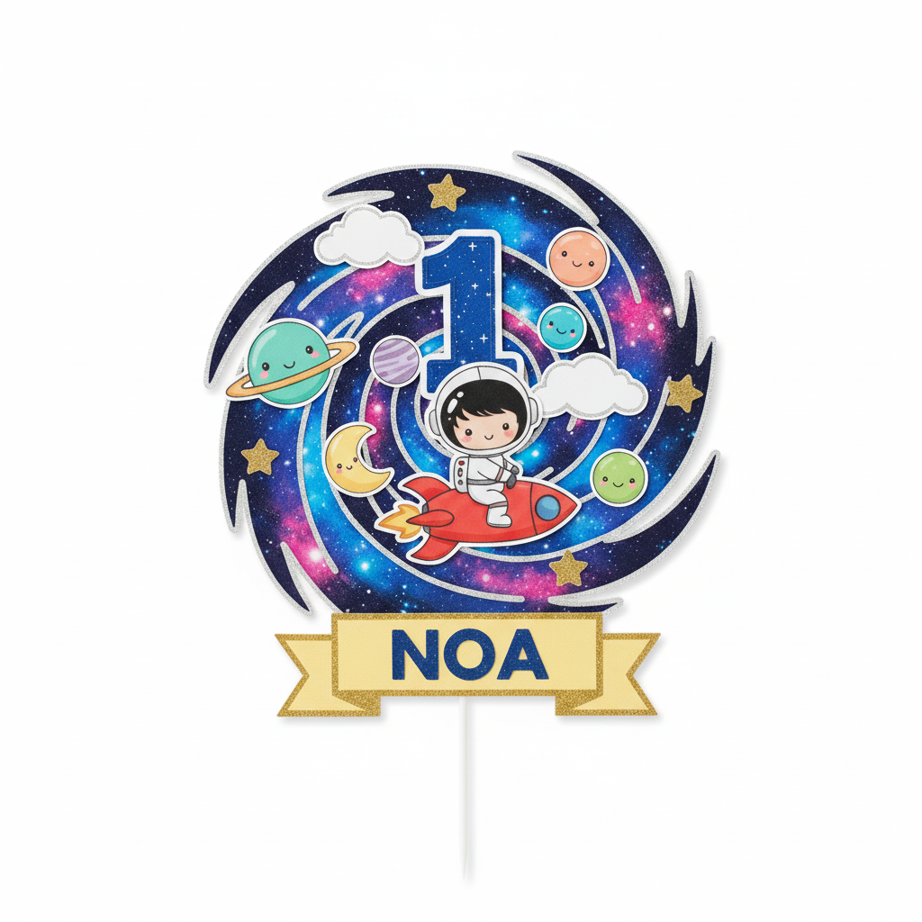 Topper Planetas y Estrellas