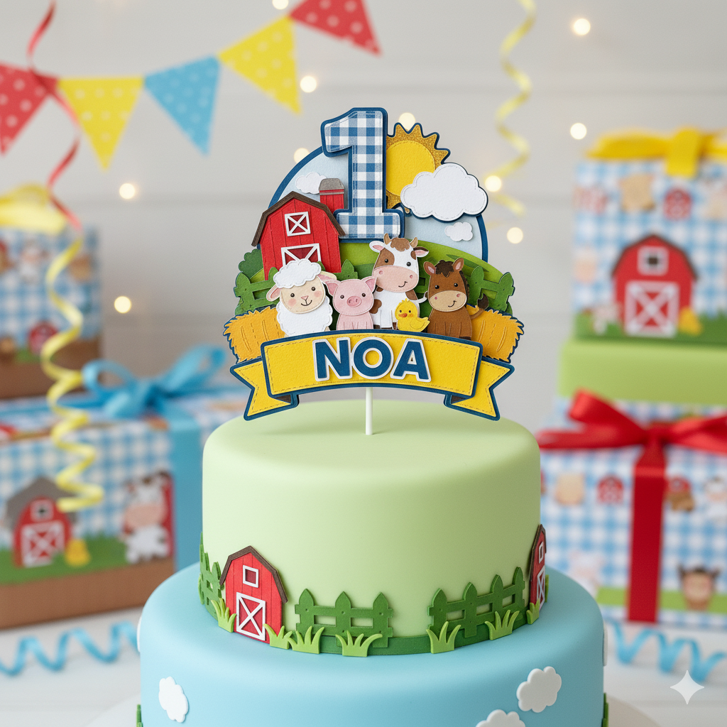 Topper Animalitos de Granja
